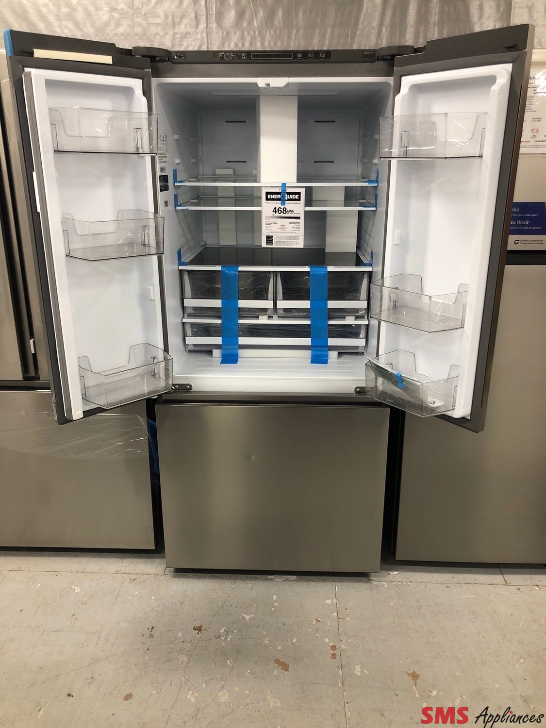 Open Box-Scratch and Dent Hisense 30” French Door Refrigerator RF21A3FSE