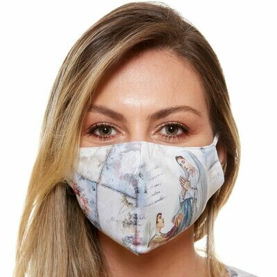 MDA6025 - Our Lady of Lourdes Face Mask