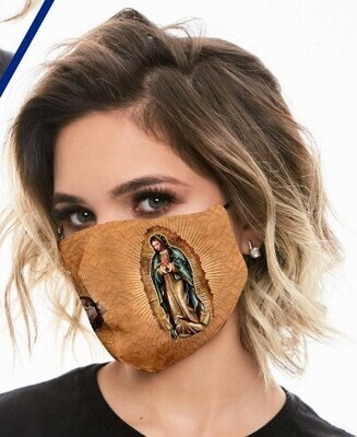 MDA002 - Our Lady of Guadalupe Mask (Tan)