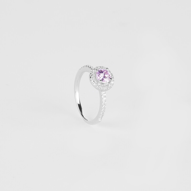 Princess Pink Round Ring