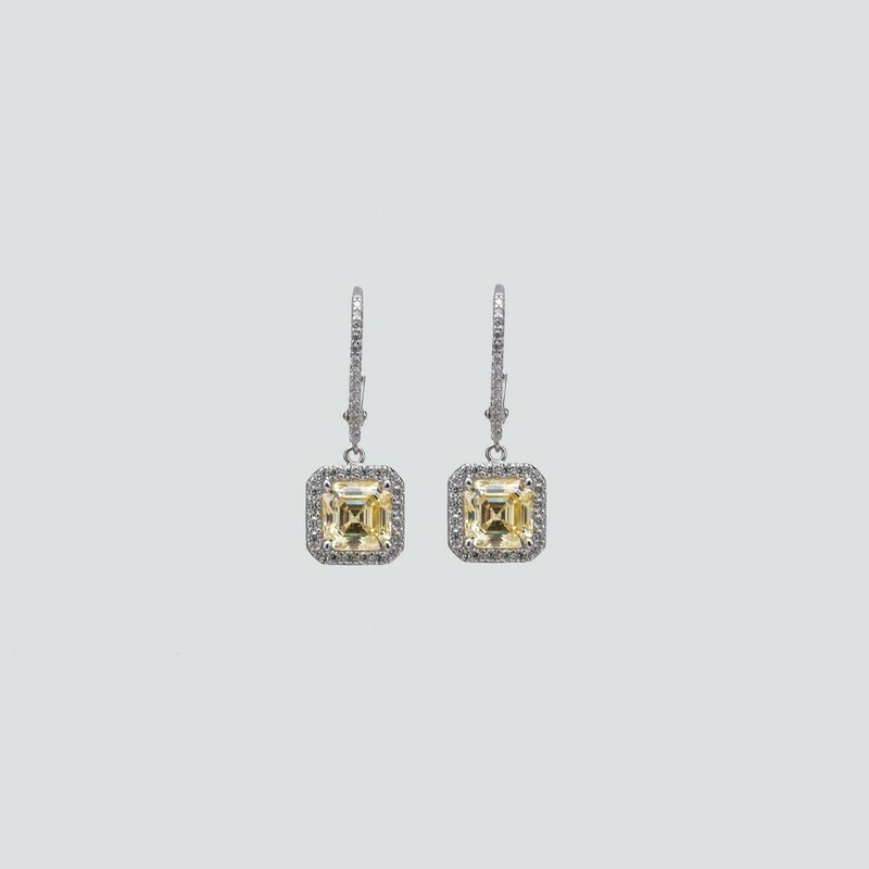 Dainty Earrings Yellow
