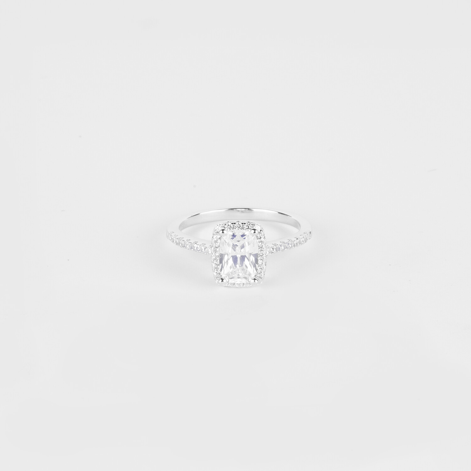Timeless Collection Single Band with one Stone Ring