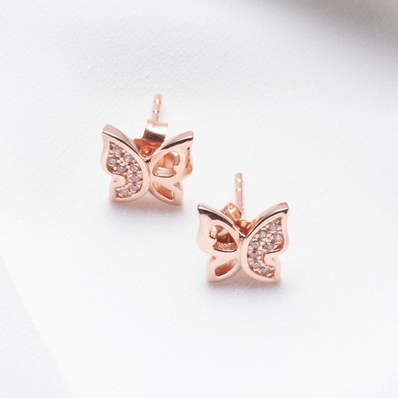 Zara Butterfly Stud