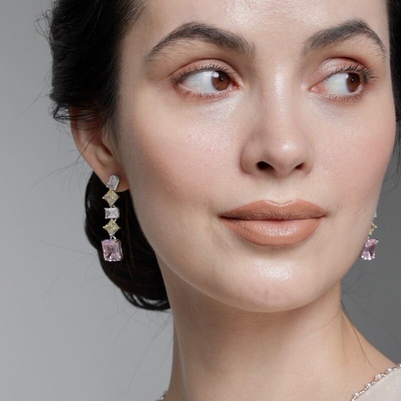 Iris Multi-coloured Earrings