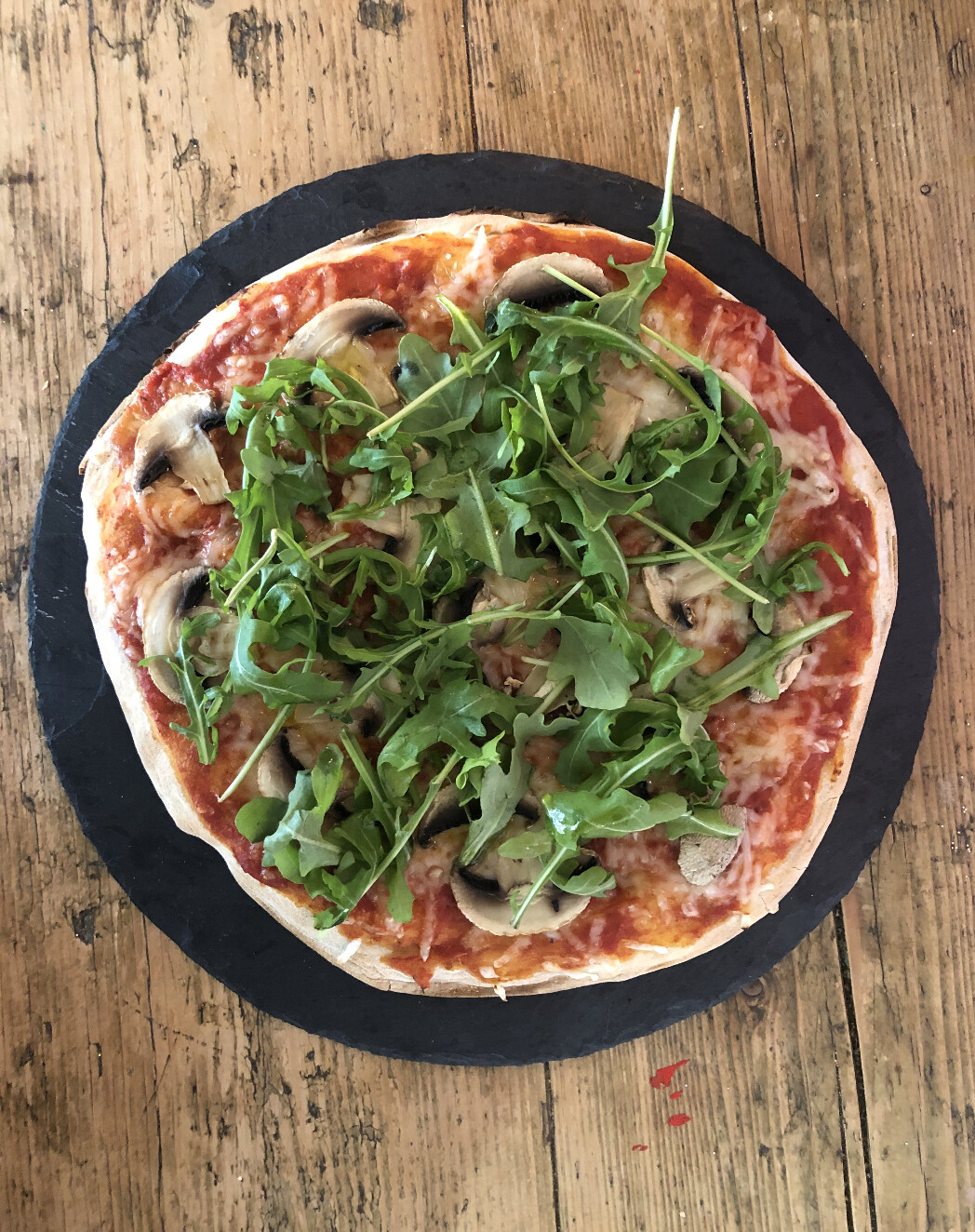 Mushroom & Wild Rocket Pizza - 12'' - VG