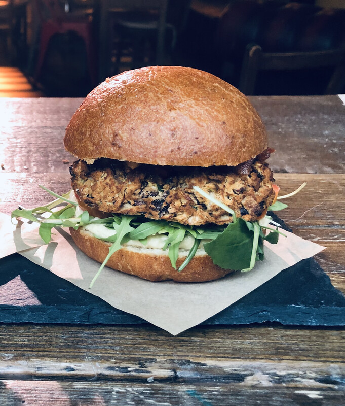 Moroccan Spiced Bean Burger