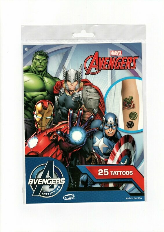 Marvel Avengers 25 Tattoos