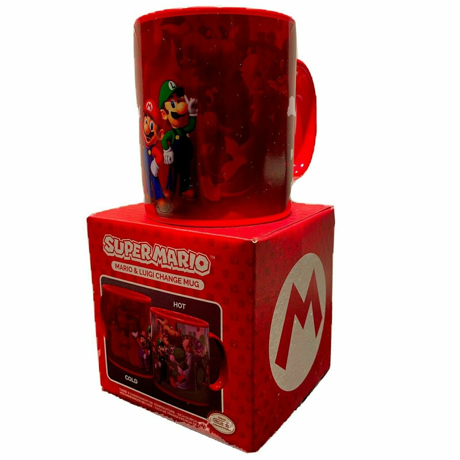 Mario and Luigi Change Mug