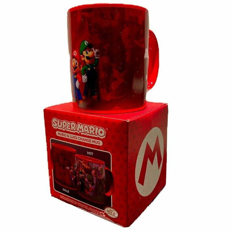 Mario and Luigi Change Mug