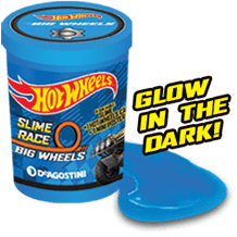 Hot Wheels Slime Race- Fluo Nitro (Glow in the Dark)
