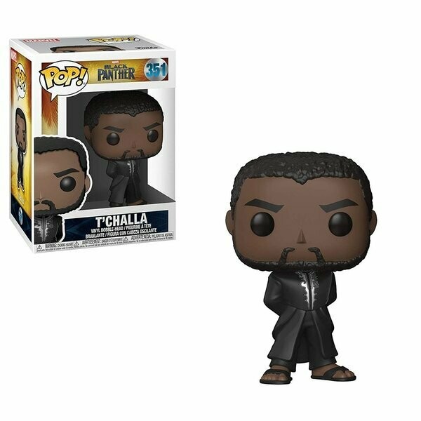 Funko Pop Black Panther T'Challa Vinyl Bobble-Head