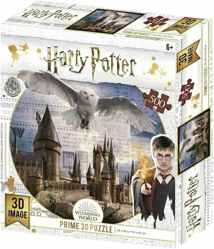 Harry Potter Hogwarts & Hedwig 500 Piece Puzzle