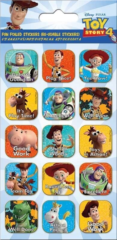 Toy Story 4 Foiled Stickers