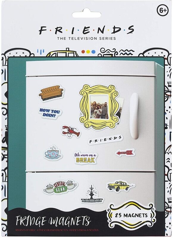 Set of 25 Friends Fridge Magnets