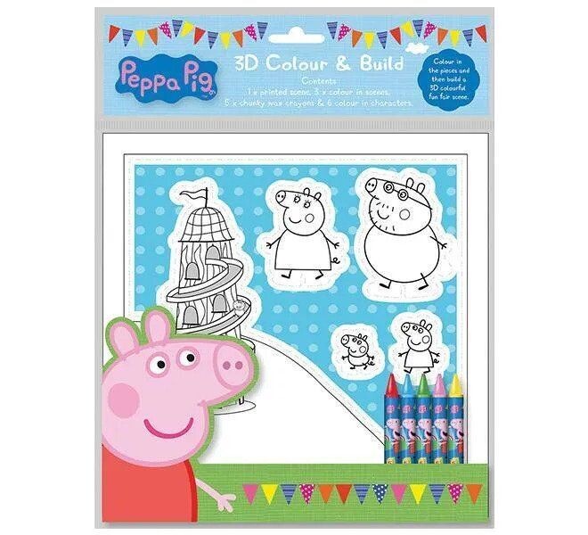 Peppa Pig 3D Colour & Build