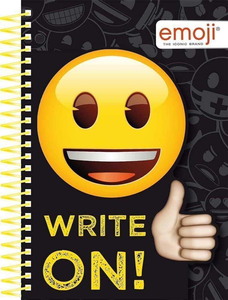 Emoji Write On A5 Notebook