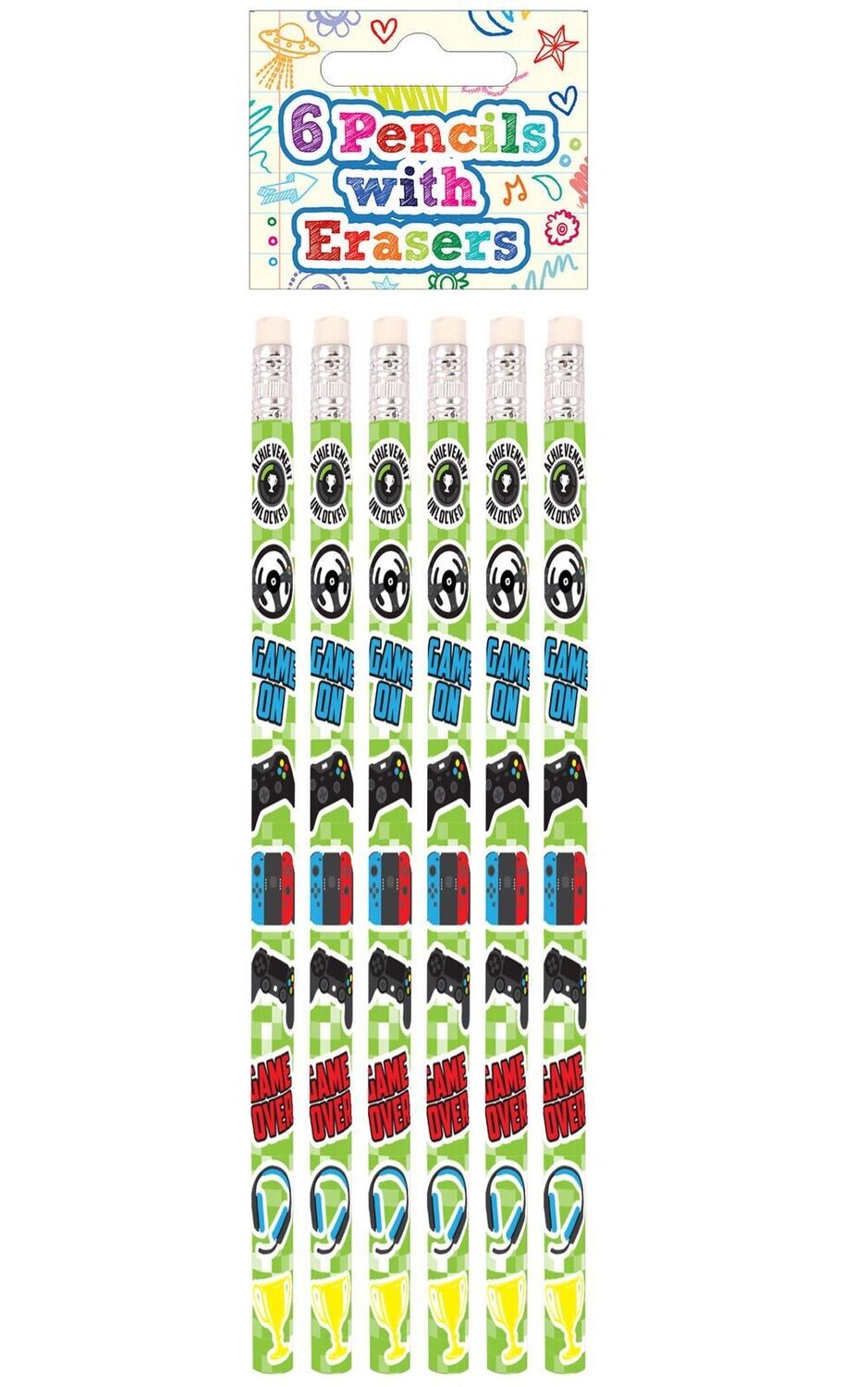 6 Pack Game on Pencils