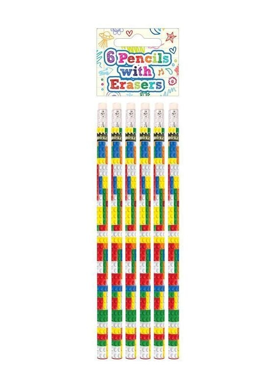 6 Pack Block Pencils