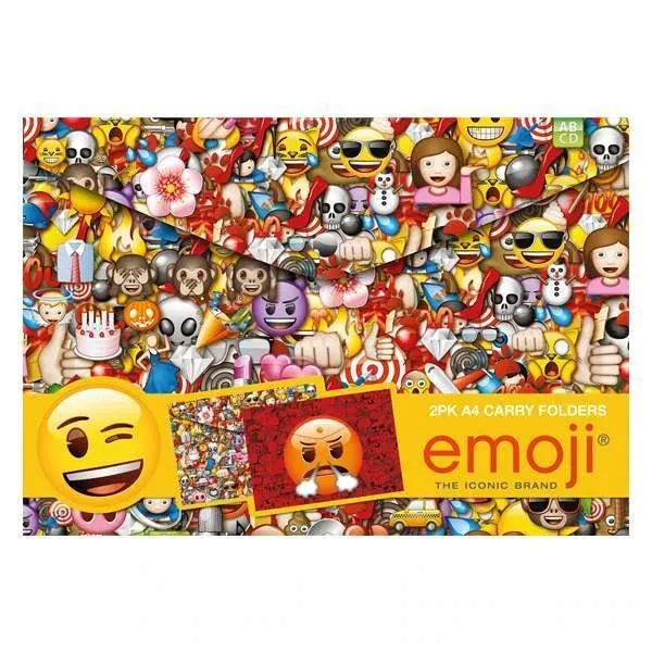 Emoji 2 Pack A4 Folders