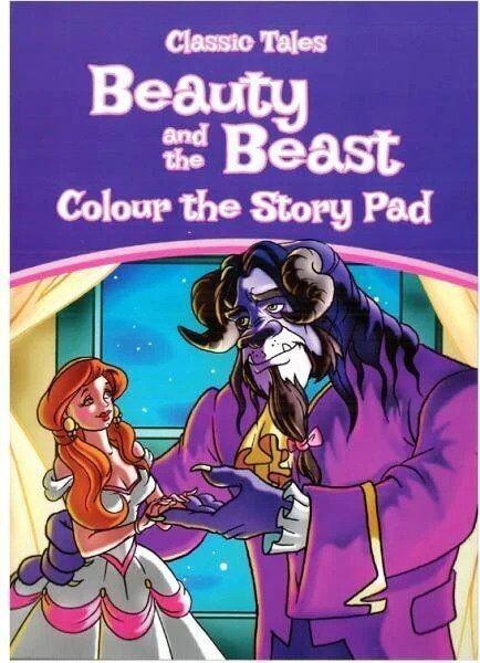 Beauty & The Beast Colour the Story Pad