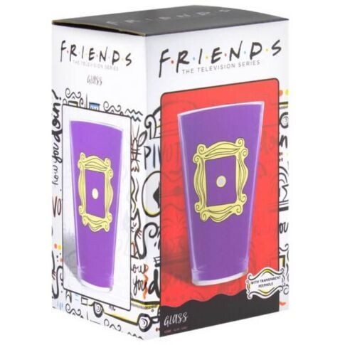 Friends Peephole Door Frame Drinking Glass