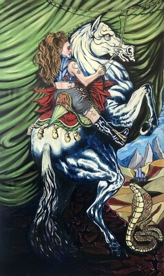 LIBERTAS, 150x250cm,  Acrylic and oil colors on canvas