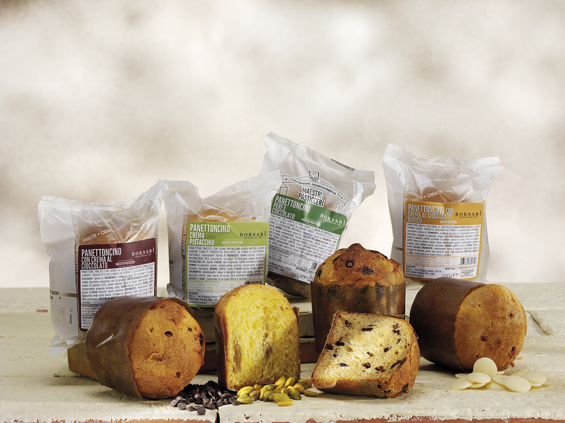 Šventinis pyragėlis &quot;PANETTONCINO PISTACCHIO&quot;  100 g