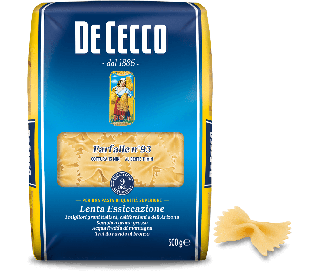 De Cecco makaronai Farfalle (&quot;drugeliai&quot;)  500 g