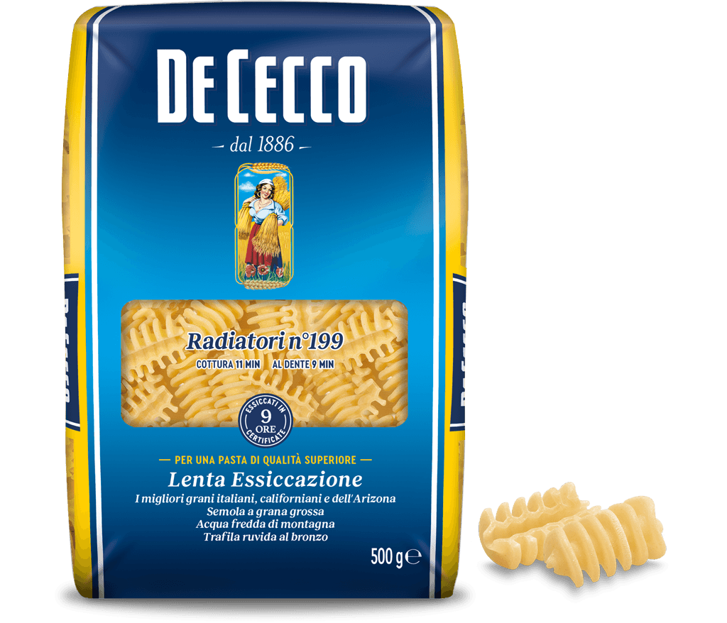 De Cecco makaronai Radiatori (&quot;radiatoriai&quot;) 500 g
