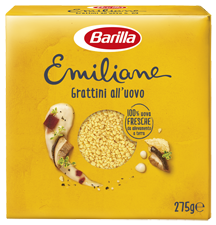 Makaronai su kiaušiniais BARILLA EMILIANE GRATTINI All&#39;uovo 275 g