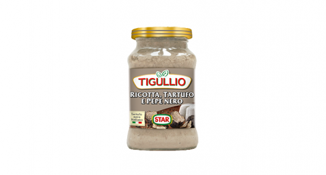 Pesto padažas Ricotta, tartufo e pepe nero - 190 gr