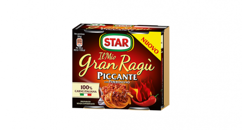 Padažas makaronų patiekalams - Star Piccante con peperoncino - 1*180 gr