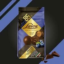 Saldainiai LAICA BOULES RUM E MIRTILLO - 100 gr