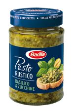 Pesto padažas &#39;&#39;kaimiškai&#39;&#39; su bazilikais ir cukinija - 190 gr, Barilla