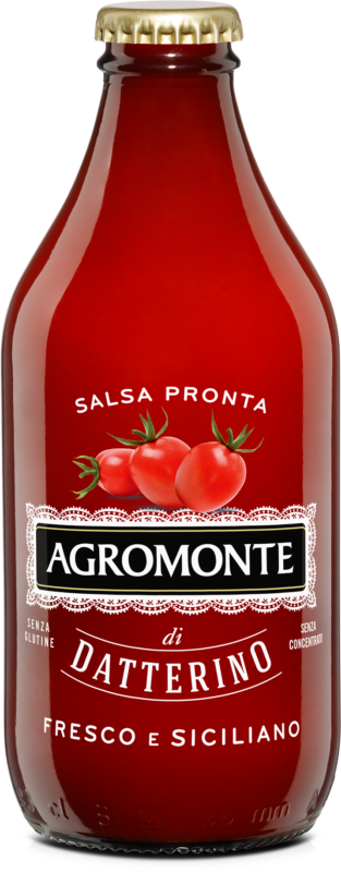 Padažas iš Sicilijos pomidorų - 330 gr (stiklinėje taroje). 100 % itališki pomidorai.