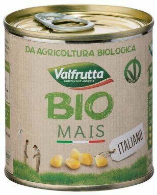 Ekologiški konservuoti kukurūzai BIO MAIS - 160 gr