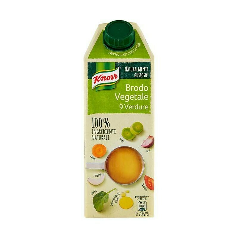 Itališkas skystas sultinys BRODO VEGETALE (&#39;&#39;daržovių) - 750 ml
