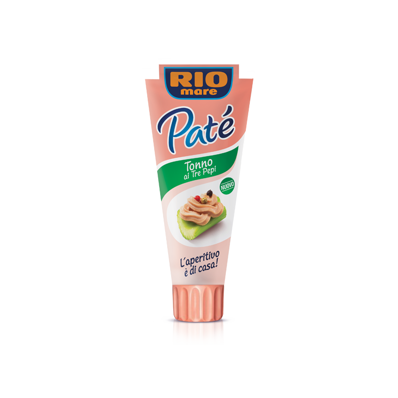 Tuno užtepėlė su pipirais - 100 gr, Rio Mare