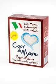 Sicijilos ir Sardinijos jūrų druska - 1 kg
