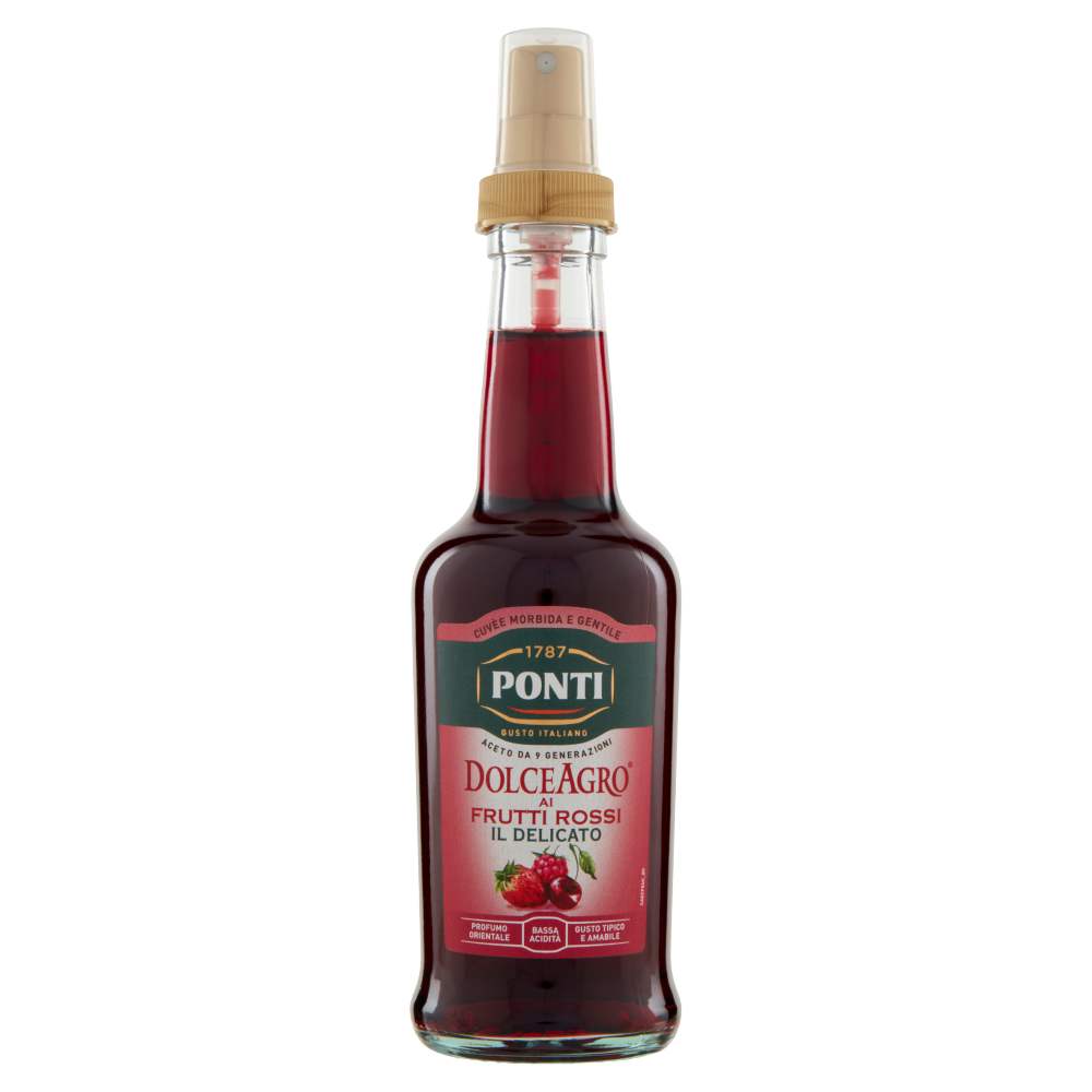 Purškiamas vyno actas su raudonais vaisiais - 250 ml, Ponti