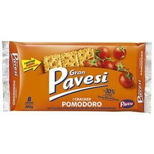 Krekeriai su džiovintais pomidorais - 280 gr, Gran Pavesi