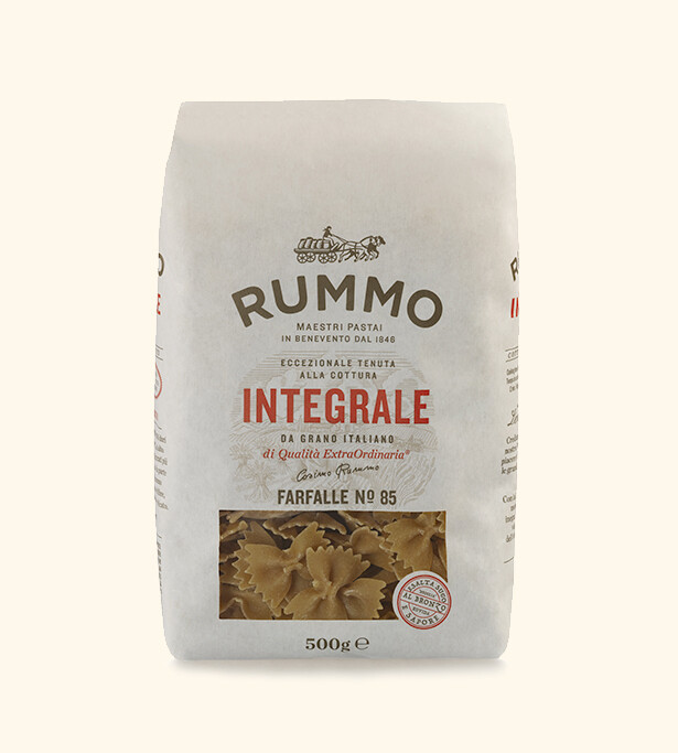 Itališki pilno grūdo makaronai farfalle integrale - Rummo, 500 gr