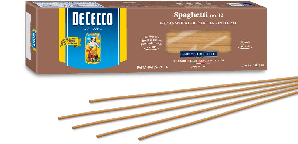 Itališki pilno grūdo makaronai De Cecco - Spaghetti Integrale, 1 kg