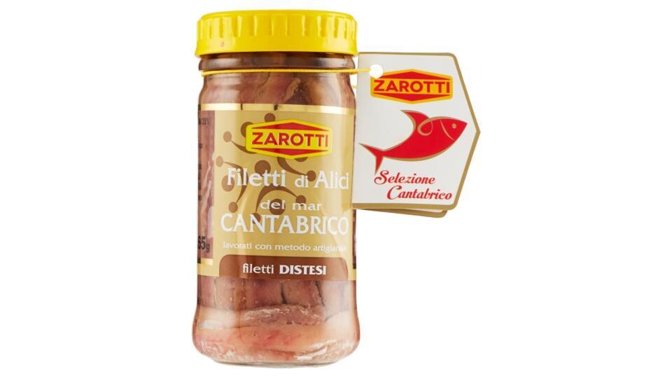 Ančiuvių filė alyvuogių aliejuje - 100 gr, Zarotti