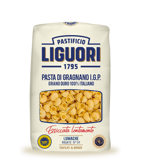 LIGUORI makaronai Lumache rigate (&quot;sraigės&#39;&#39;) 500 g