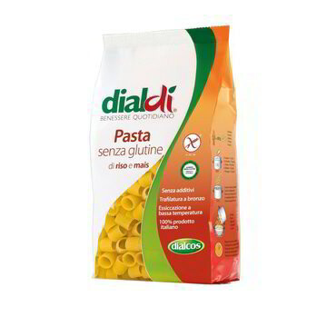 DIALDI makaronai DITALI (&quot;trumpi vamzdeliai&quot;) be gliuteno