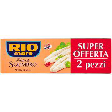 Skumbrės filė alyvuogių aliejuje - 2*125 gr, Rio Mare