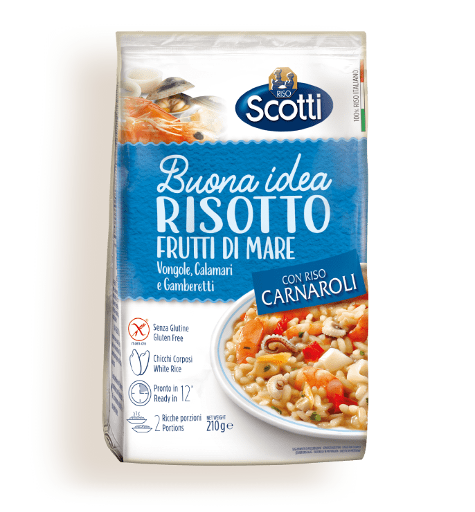 Risotto (&quot;daugiaryžis&quot;) Frutti di mare - SCOTTI, 210 g