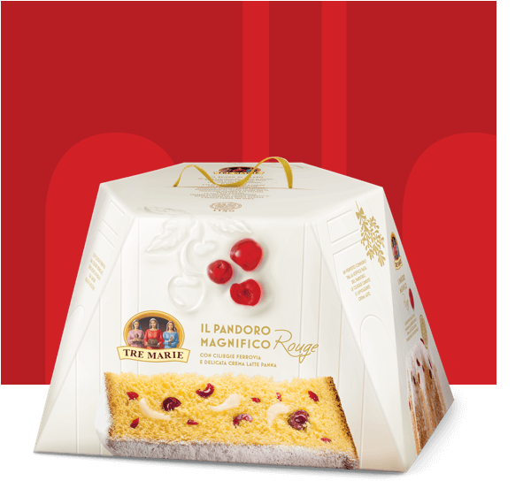 Pyragas &quot;IL PANDORO MAGNIFICO ROUGE&quot; - 850 gr., Tre Marie