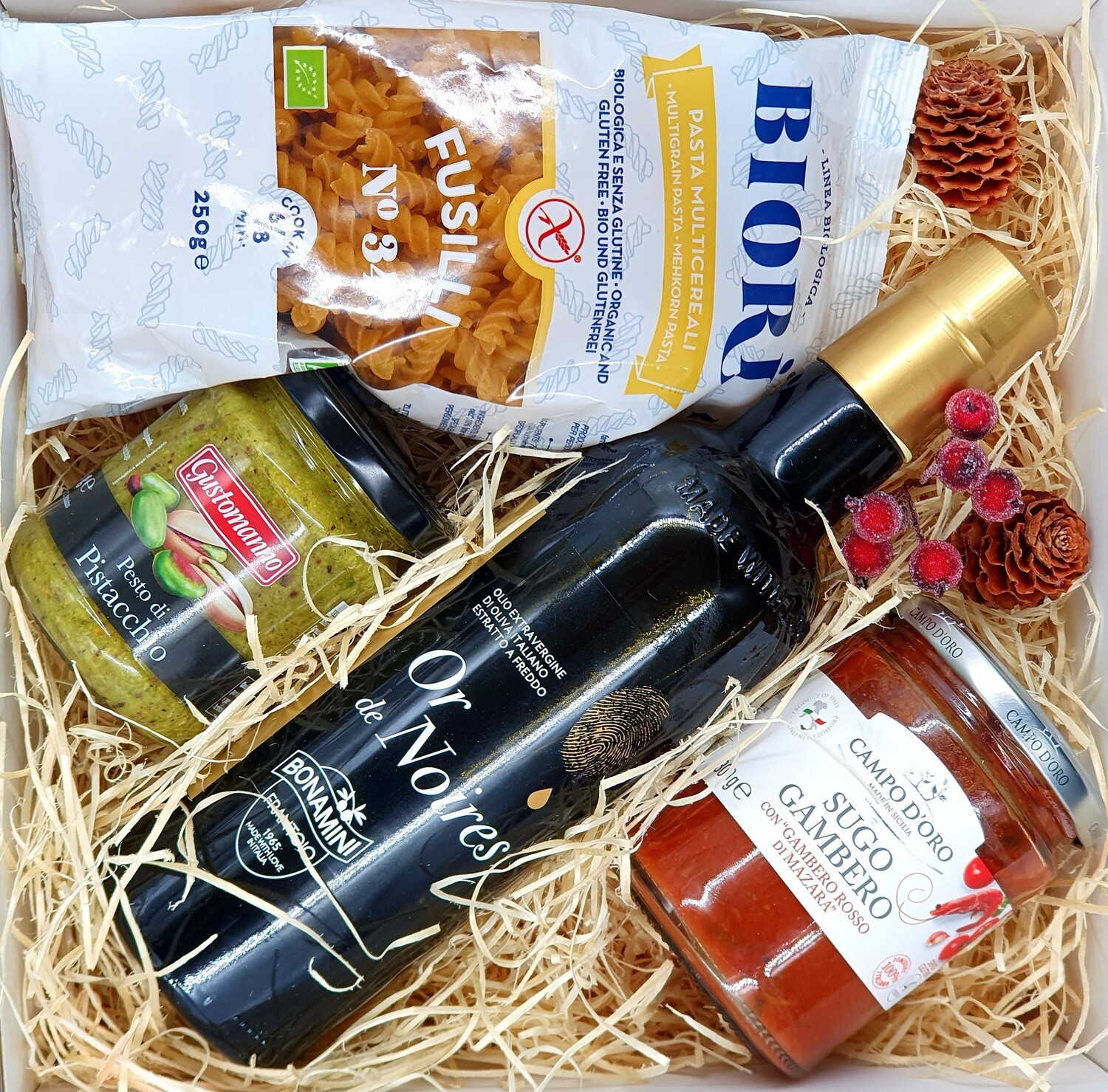 Dovanų rinkinys dėžutėje &#39;&#39;Sapori di Italia&#39;&#39; (&#39;&#39;Italijos skoniai)